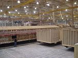warehouse full of manufactured homes